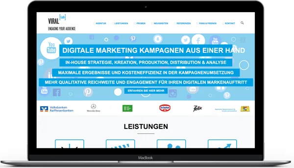 Website-Projekt Virallab