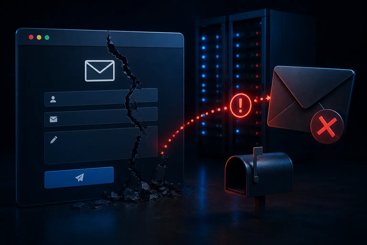 Warum Kontaktformulare keine E-Mails versenden